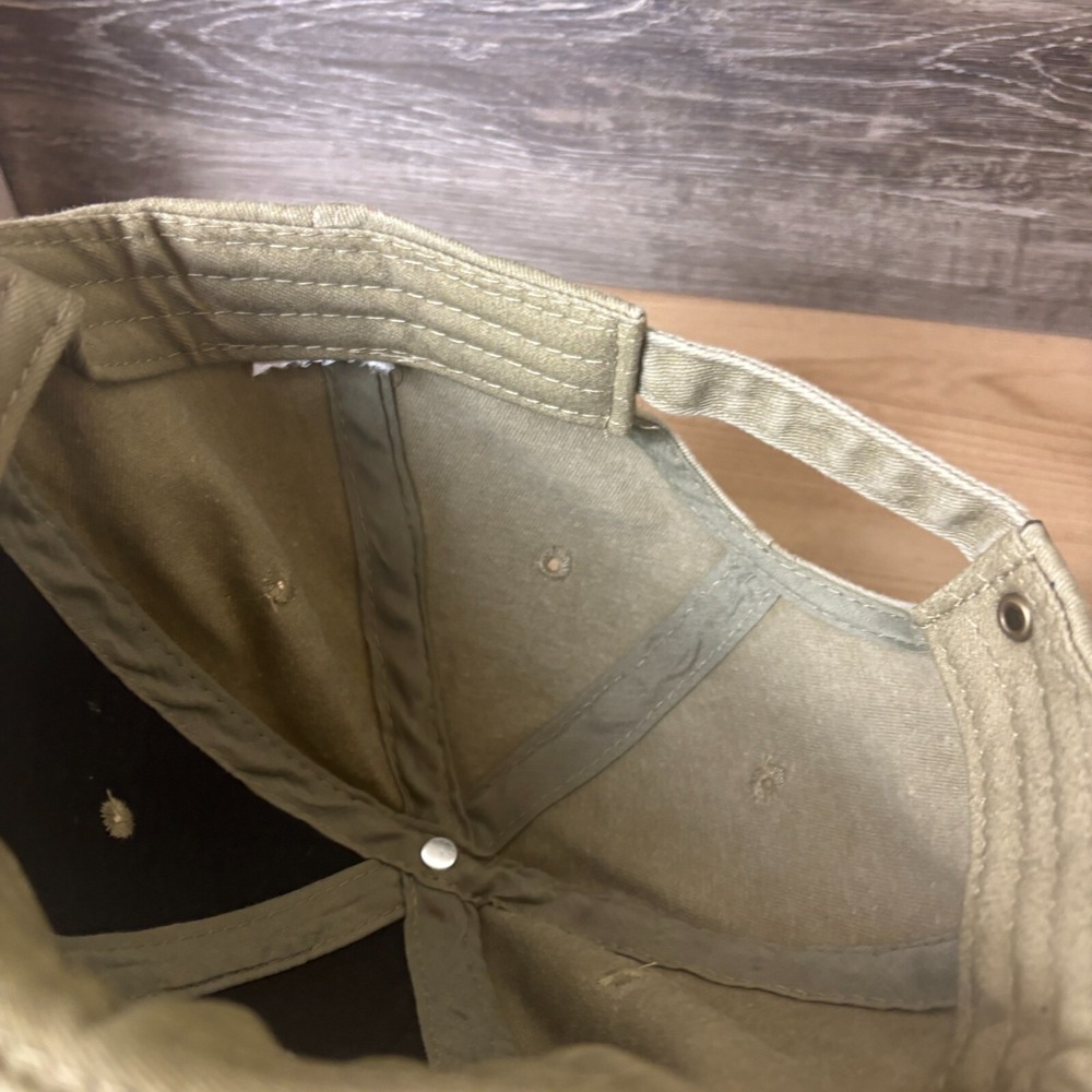 Disney Hat Cap Strap Back Brown Mickey Mouse Disney World Vintage Distressed - Picture 8 of 9